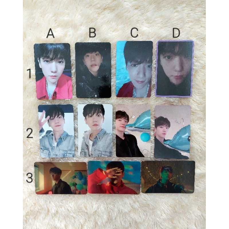 EXO BAEKHYUN PHOTOCARDPC BAMBI DREAMY NIGHT RAIN AR CLIP AR PHOTOCARD