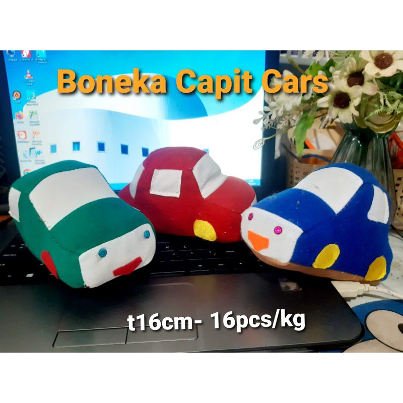 Boneka Capit Cars 16cm, Tayo, Boneka tomas, mobil kecil satuan