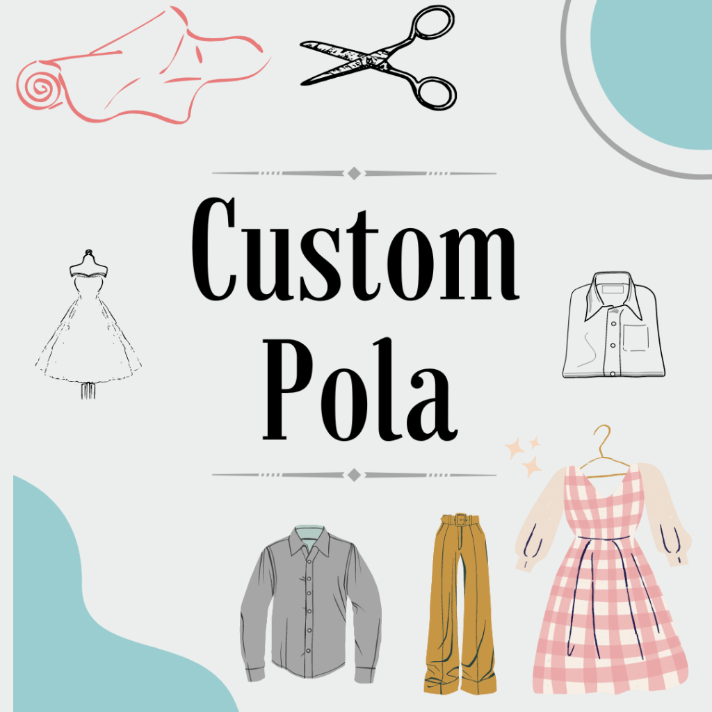 Custom Pola Baju Satuan dan Konveksi Bahan Karton "Jasa Custom Pola"