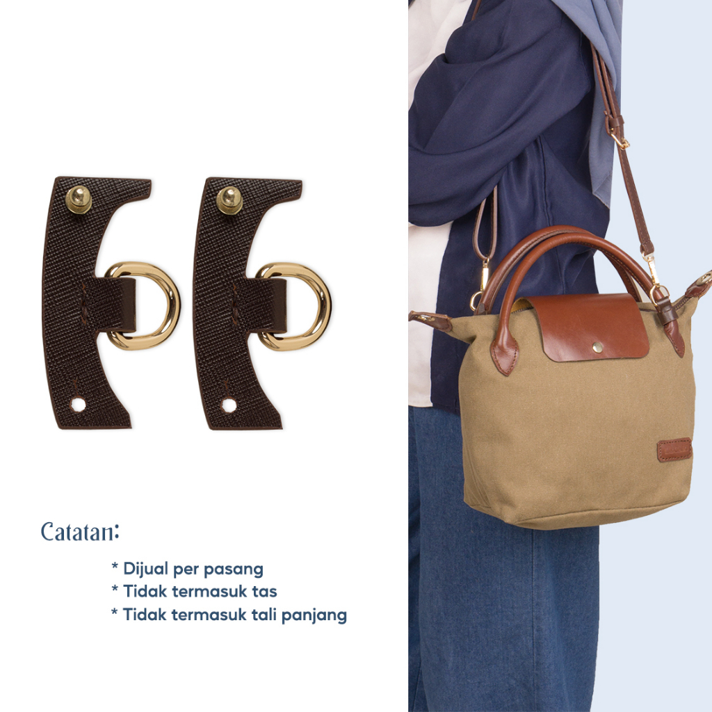 Conversion Strap Tali Tas Kulit Sapi Asli