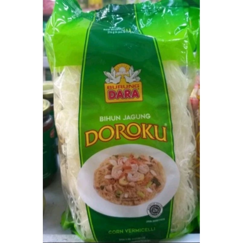 

BIHUN JAGUNG CAP DOROKU 316gr ECER