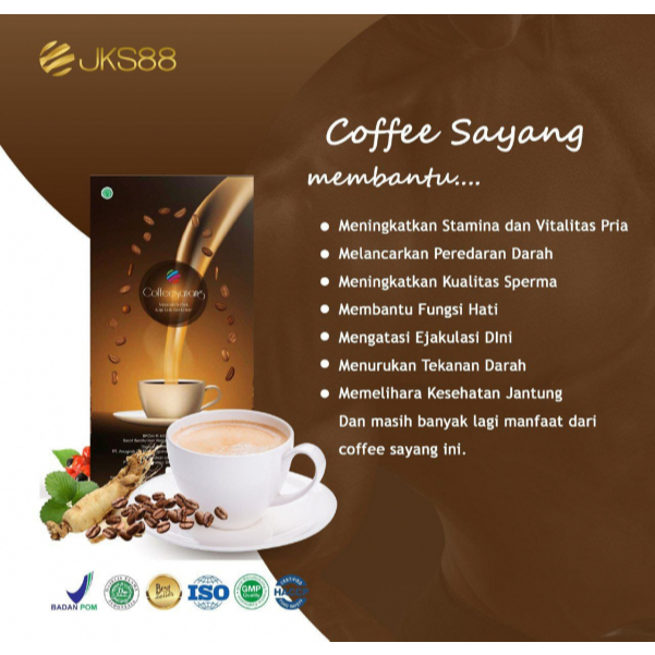 

NEO KOPI SAYANG / KOPI SAYANG stamina pria herbal original BPOM 1BOX 5 SACHET kemasan terbaru