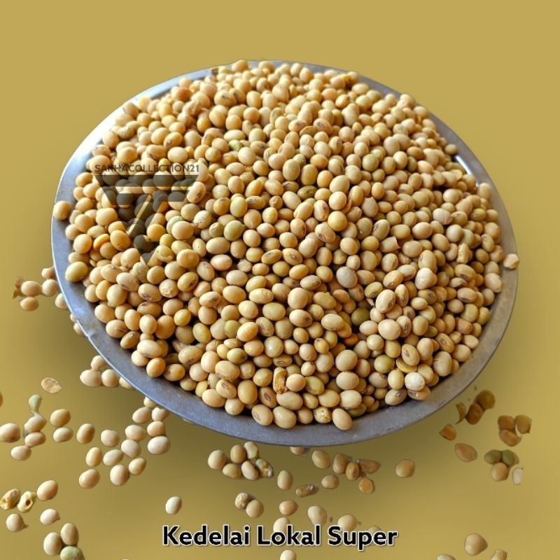 Kacang Kedelai Lokal Super Soy Bean / Non GMO Bahan Tempe Tahu Susu Kedelai