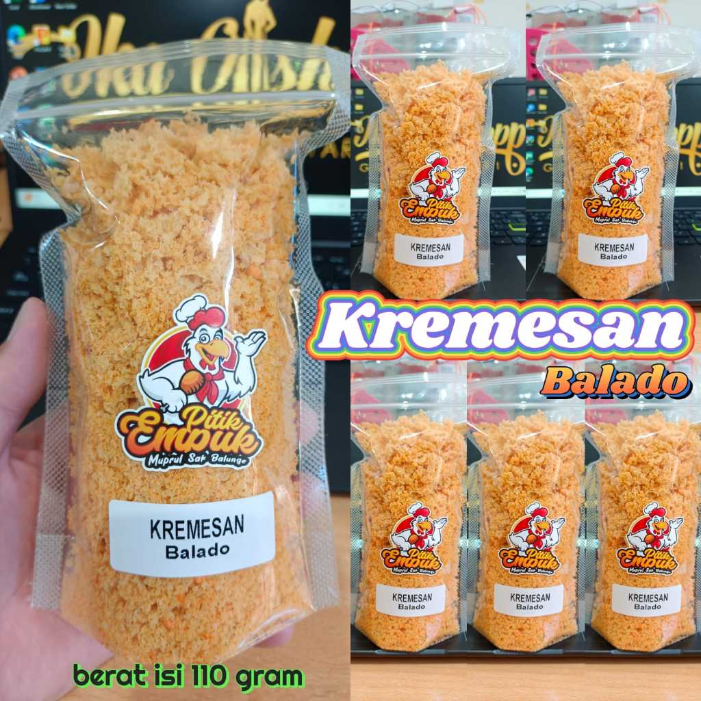 

Kremesan Balado Pouch 110gram
