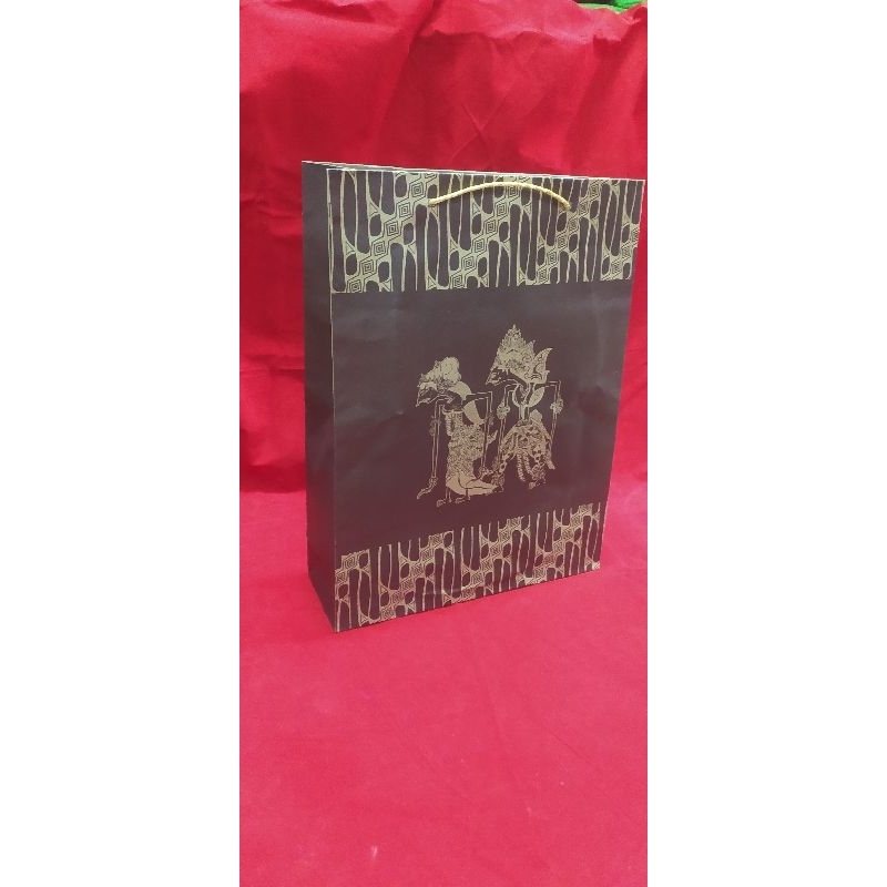 

paper bag xl motip Wayang new isi 12 pcs terlaris dan termurah