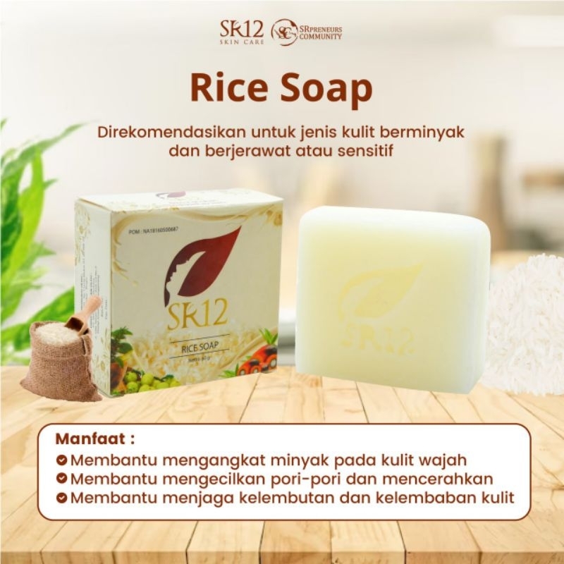

SR12 Rice Soap/ Solusi kulit wajah berminyak & sensitif