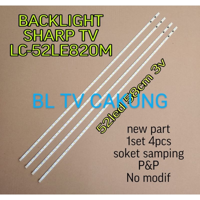 LAMPU LED BL BACKLIGHT TV SHARP 52 52LED 52LE820M LC-52LE820M 52LE820