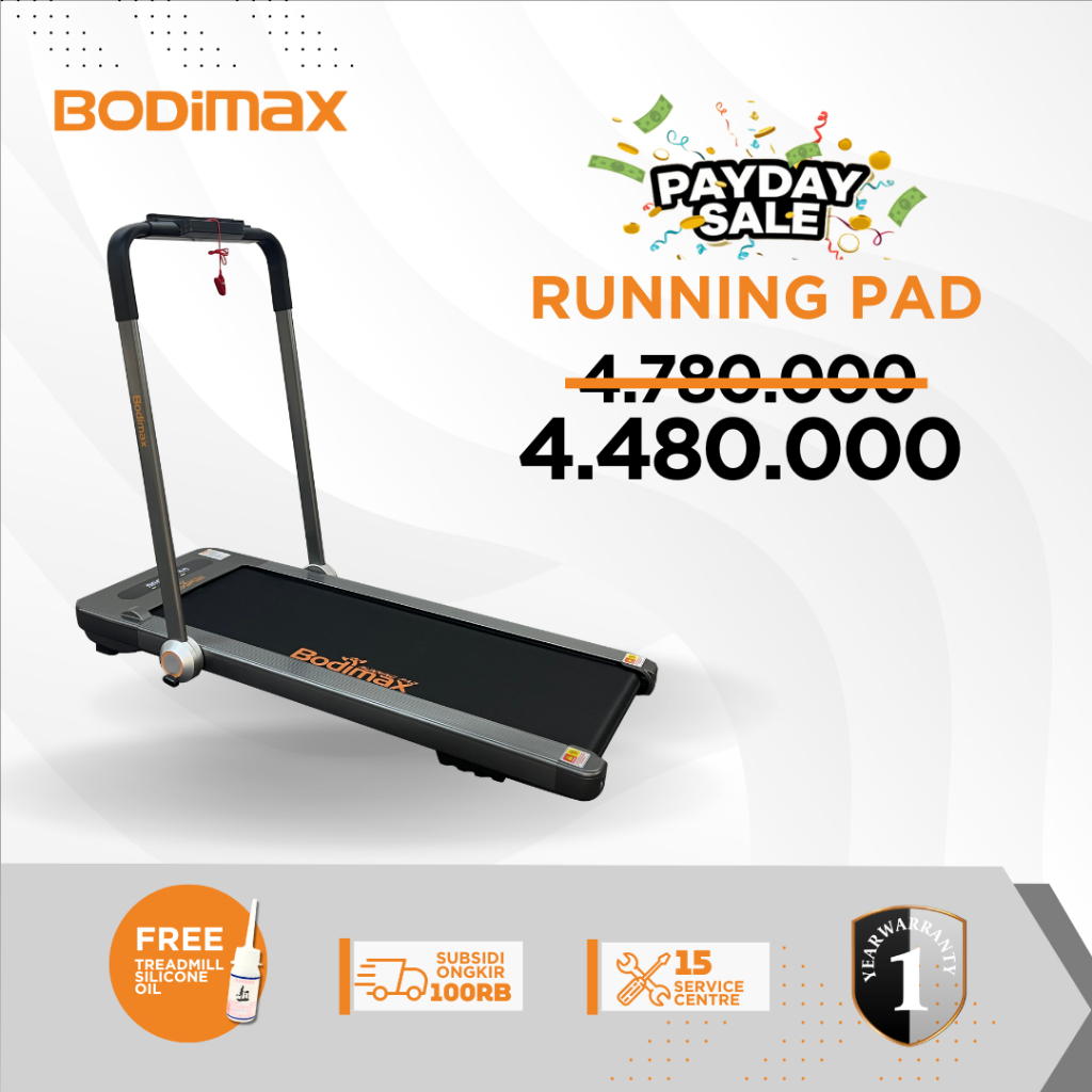 BODIMAX RUNNING PAD - Treadmill/Alat Olahraga
