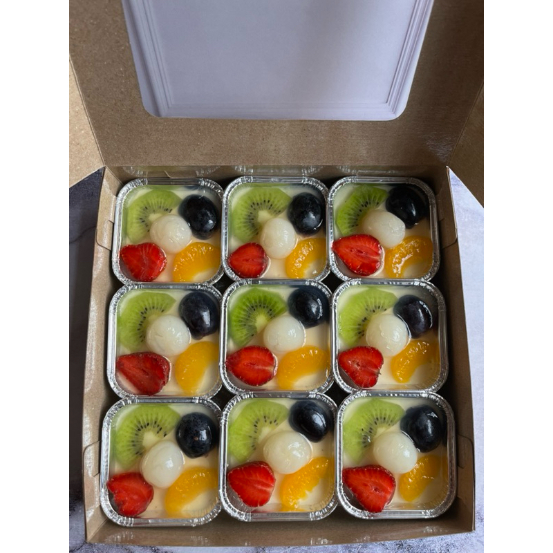 

Puding Milky Fruity Cup isi 9