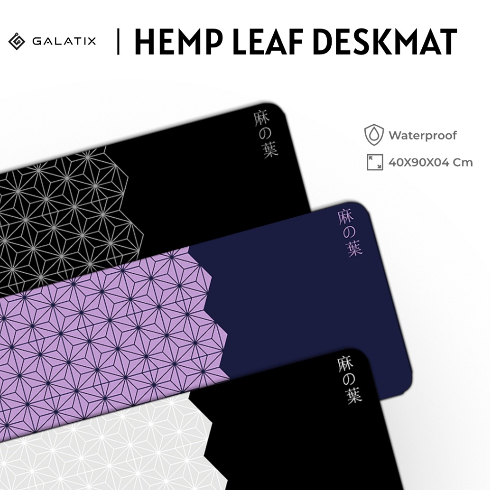 Serba Murah MousePad Jepang DeskMat Japan Hemp Leaf Japanase By Galatix