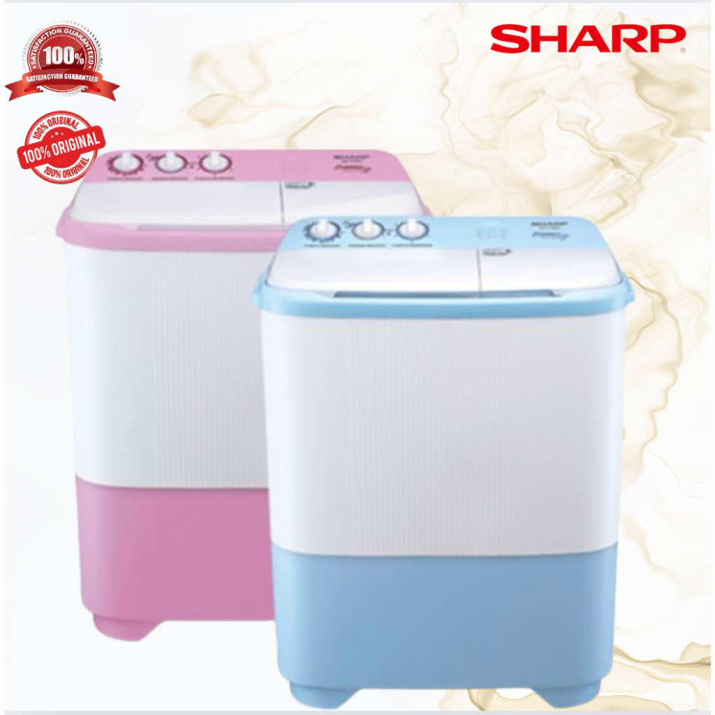 MESIN CUCI SHARP 2 TABUNG 9KG EST99SJ/PK/ES-T99SJ/EST9SJ/ES-T 99SJ/EST 99 SJ/MESIN CUCI SHARP 2 TABU