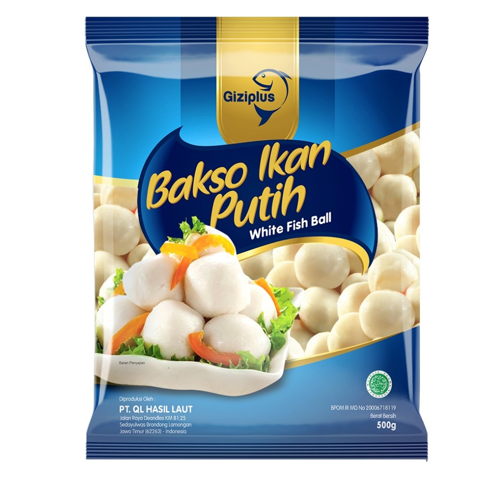 

GIZIPLUS white fish ball 500gr