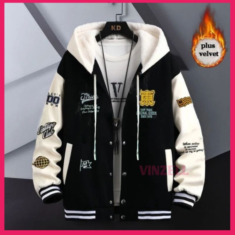 Jaket Varsity Baseball Pria FULL PRINT / Jaket Varsity Pria Hoodie Terbaru / Jaket Baseball Pria Wan