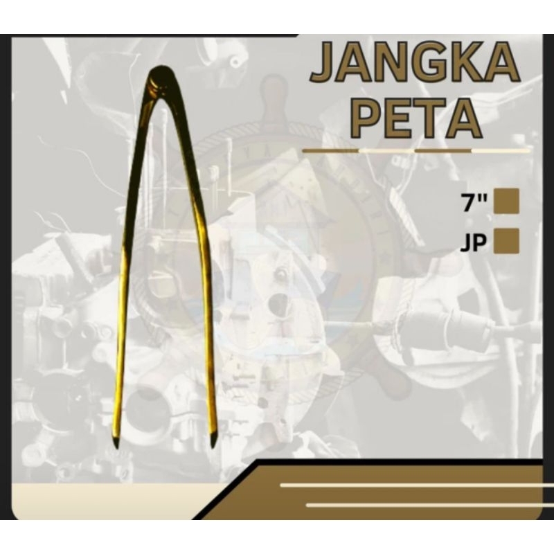 

JANGKA PETA KUNINGAN UKURAN 7 INCH