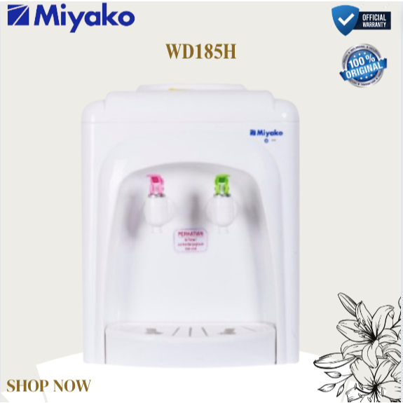 MIYAKO DISPENSER GALON ATAS WD-185H/WD185H/WD185 H/WD 185H/WD-185 H/MIYAKO ORIGINAL BERGARANSI