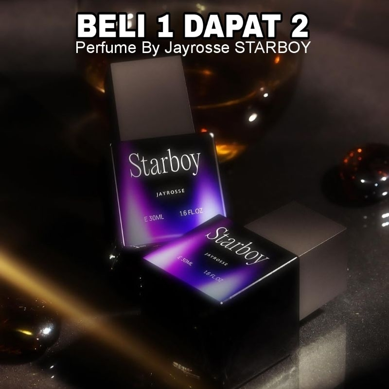 Promo Beli 1 Dapat 2 Parfum Jayrosse Starboy - Parfum Pemikat Eau De Parfume Starboy Tahan Lama