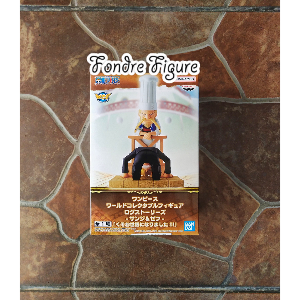 ORIGINAL WCF ONE PIECE WORLD COLLECTABLE FIGURE LOG STORIES SANJI & ZEFF