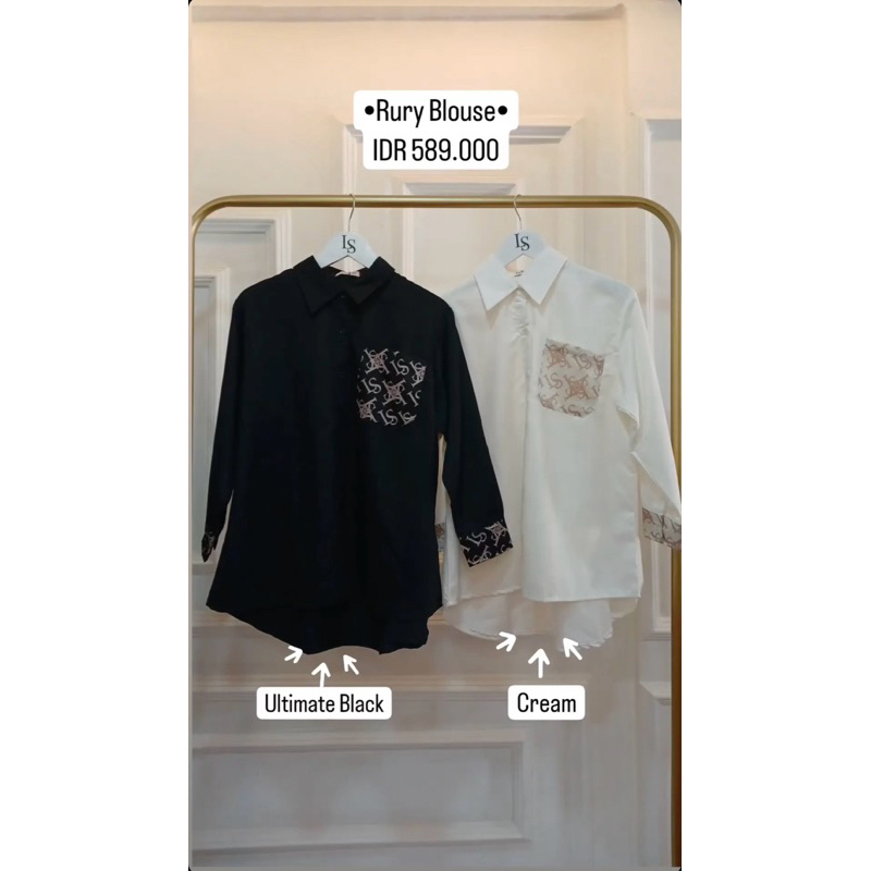 La sabelle Rury Blouse - ready siap kirim