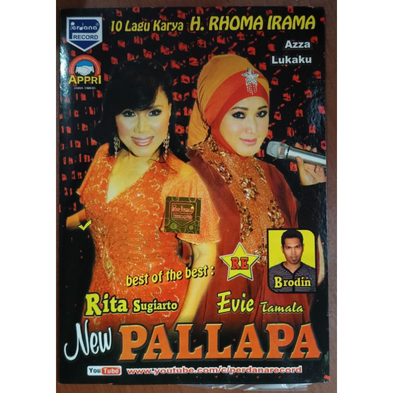 VCD original om New pallapa botb Rita Sugiarto vs Evie Tamala karya H.Rhoma irama