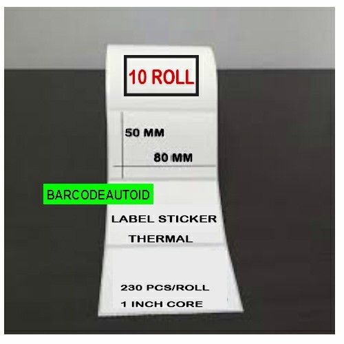 

Label Thermal 80x50 mm u/ GC420t, GT820, ZD888, XP420B, PC42T dll