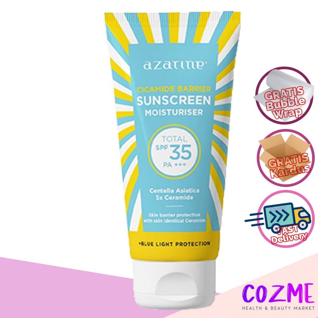 AZARINE Cicamide Barrier Sunscreen Moisturizer SPF 35 PA+++ 40GR