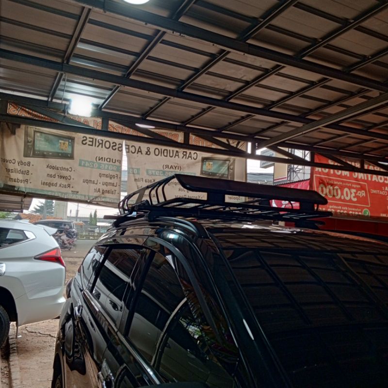 Roof rack bagasi atas mobil model buzz rack mobil all new Terios ukuran 140x100