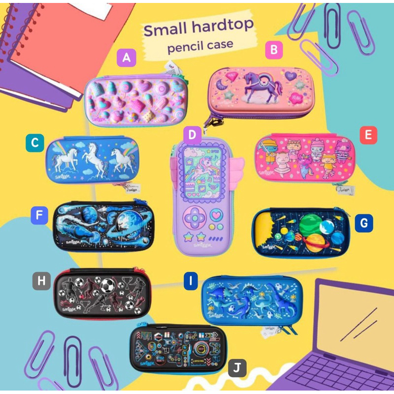 

small hardtop pencil case smiggle*** tempat pensil