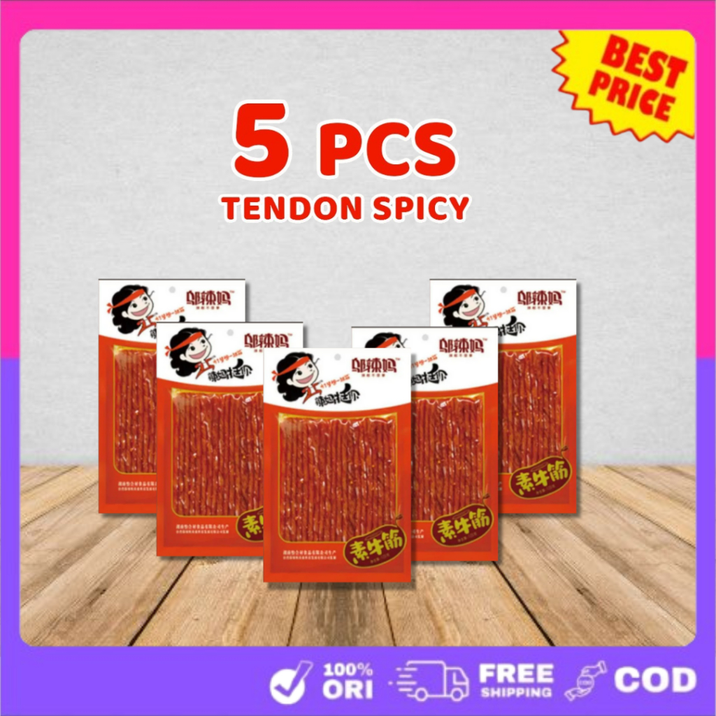 

Latiao Family Snack - [5 pcs] [HALAL] Wulama Gluten Latiao Snack a Vegetarian Food | Wulama Gluten Chinese Snack Kembang Tahu