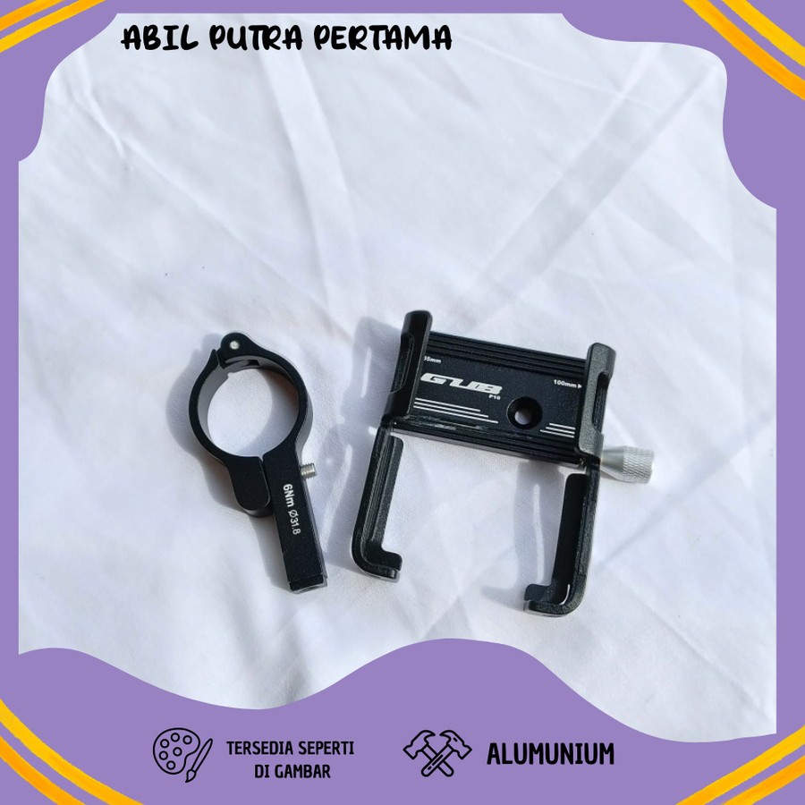 Gub Holder Hp Sepeda Holder Hp Motor Alumunium Untuk Pcx Adv