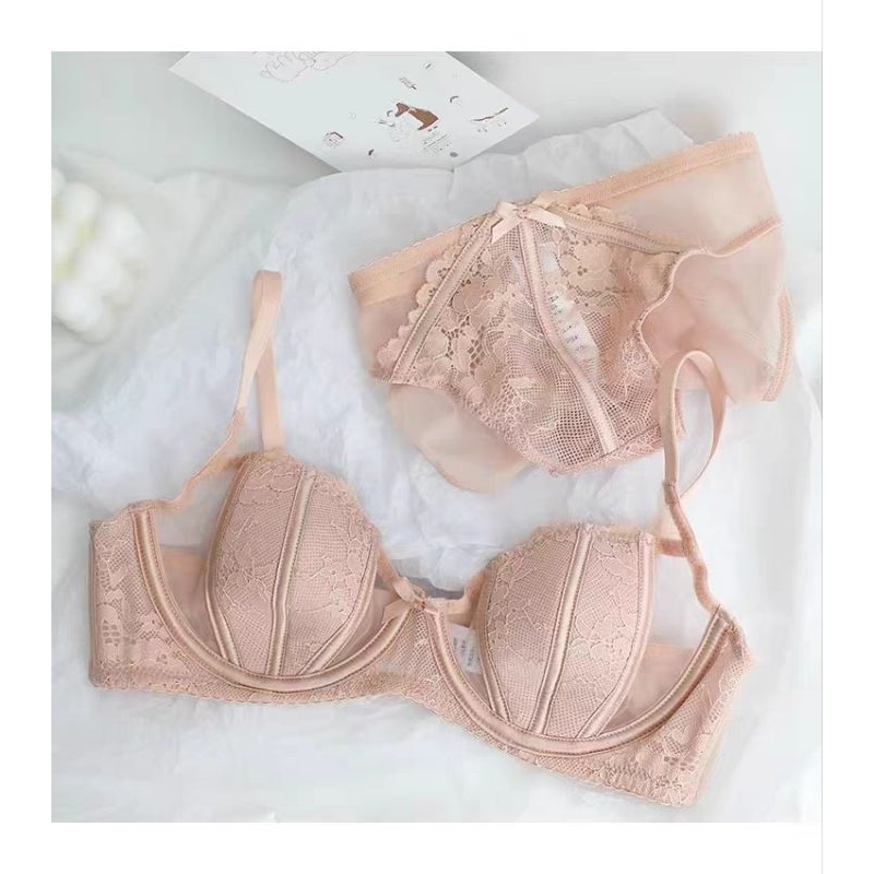 UIY Danielle BRA SET Setelan BH kawat + Celana Dalam CD Sexy Renca Cewe Transparan Hot Feminim