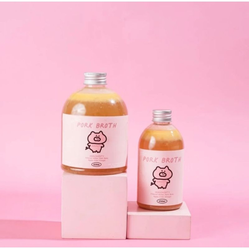 

BARKET Pork Bone Broth 18 Hour Slow Cooked 250 ML Kaldu Tulang Babi Kaya Collagen Bagus Untuk Kulit Shiney Coat