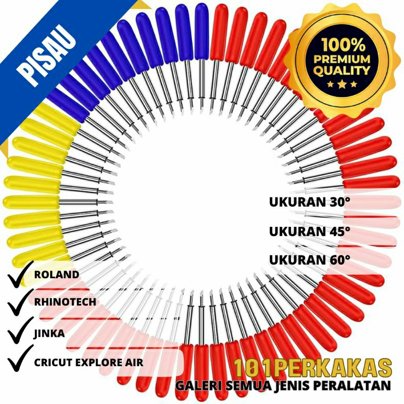 Mata Pisau Cutting Sticker untuk Roland, Jinka, Rhinotech dll