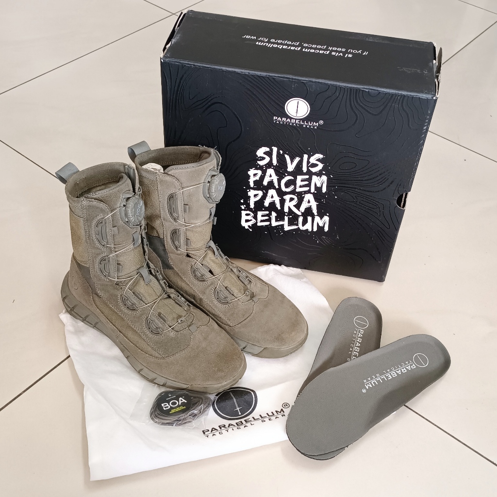 Sepatu PDL Boa Parabellum® XTRACX™ Tundra Grey - 44 SECOND PRIBADI