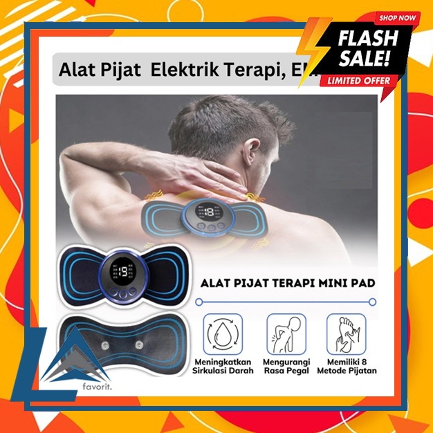 EMS Alat Pijat Leher Elektrik Massage Mini Pemijat Elektrik Alat Pijat Getar Mini Elektrik EMS