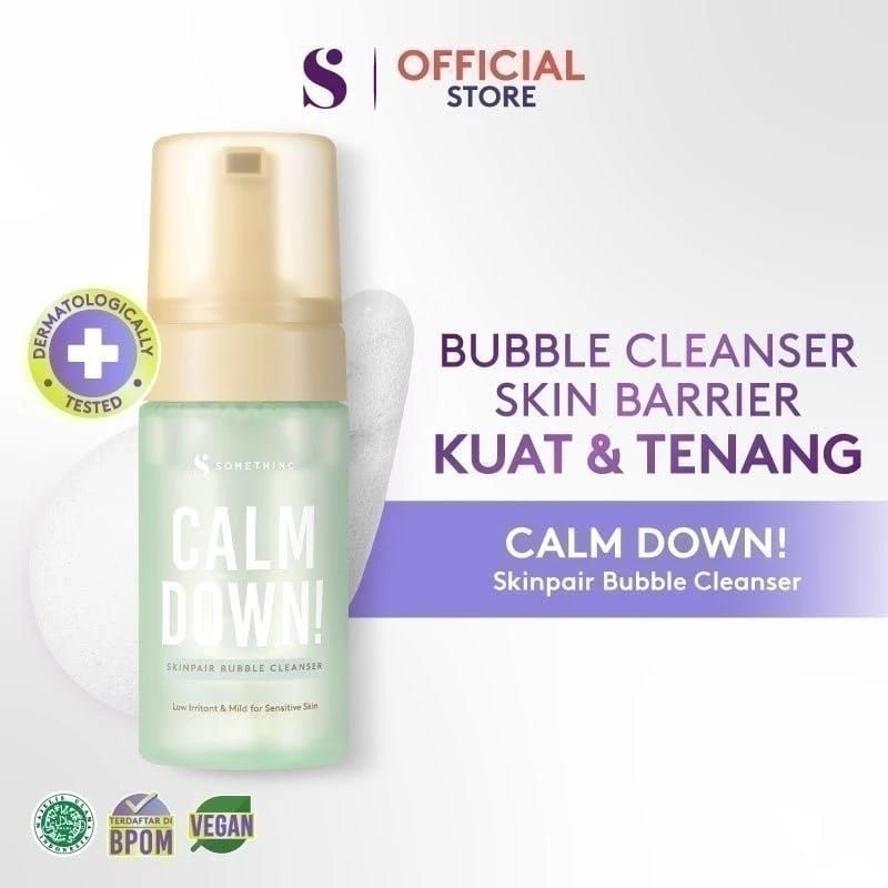 SOMETHINC clam Down Skin pair Bubble Cleanser_(Madagascar Centella Asiatica.Skin Barrier.Kulit Sensi