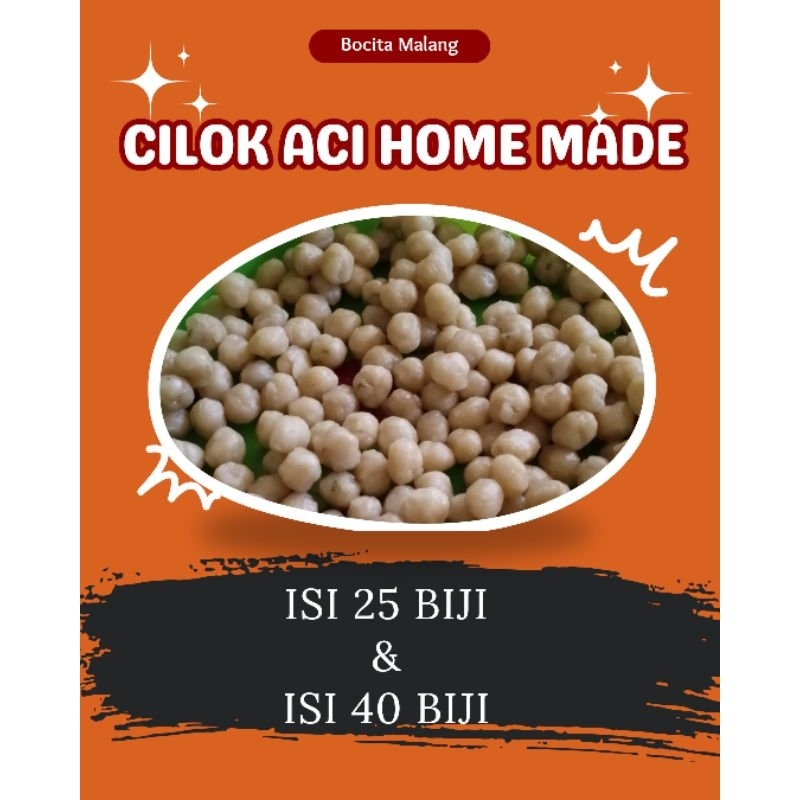 

CILOK ACI 25/40 BIJI ISI GAJIH & SAOS SAMBAL