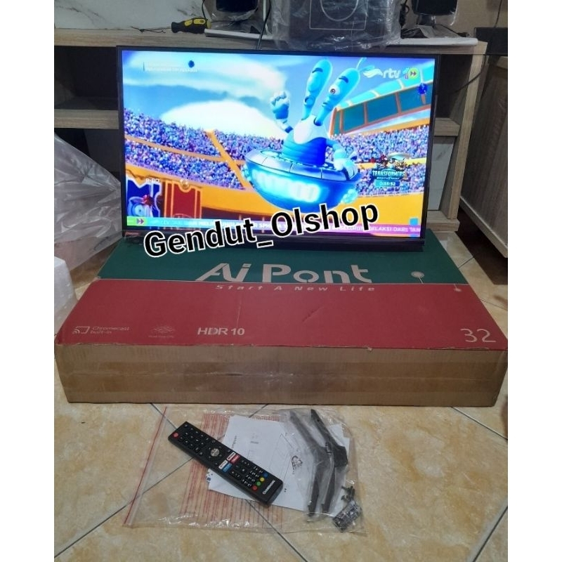 (Khusus Wilayah Palembang) CHANGHONG 32" HD ANDROID LED TV LC32G7N, TV Led Changhong 32G7N 32inch An