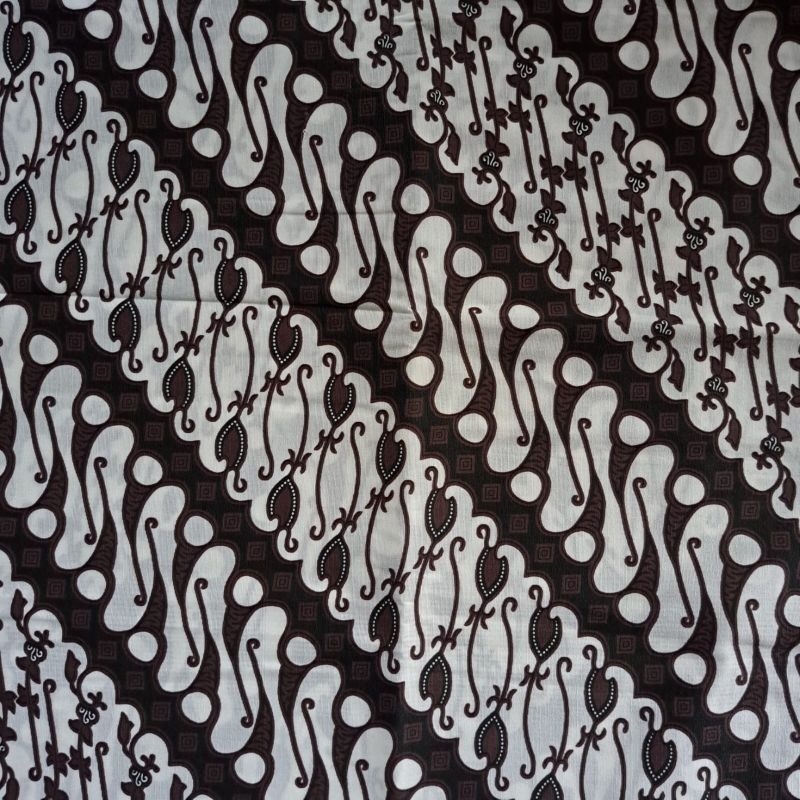 Kain Panjang Batik / Jarik Putih (Kombinasi)