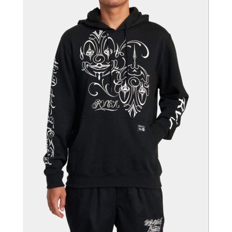 hoodie rvca mister cartoon clowns original