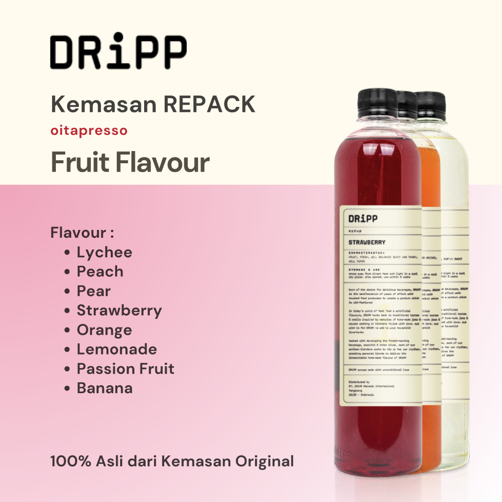 

REPACK - All Varian Dripp Syrup / Fruit Flavour [100] g