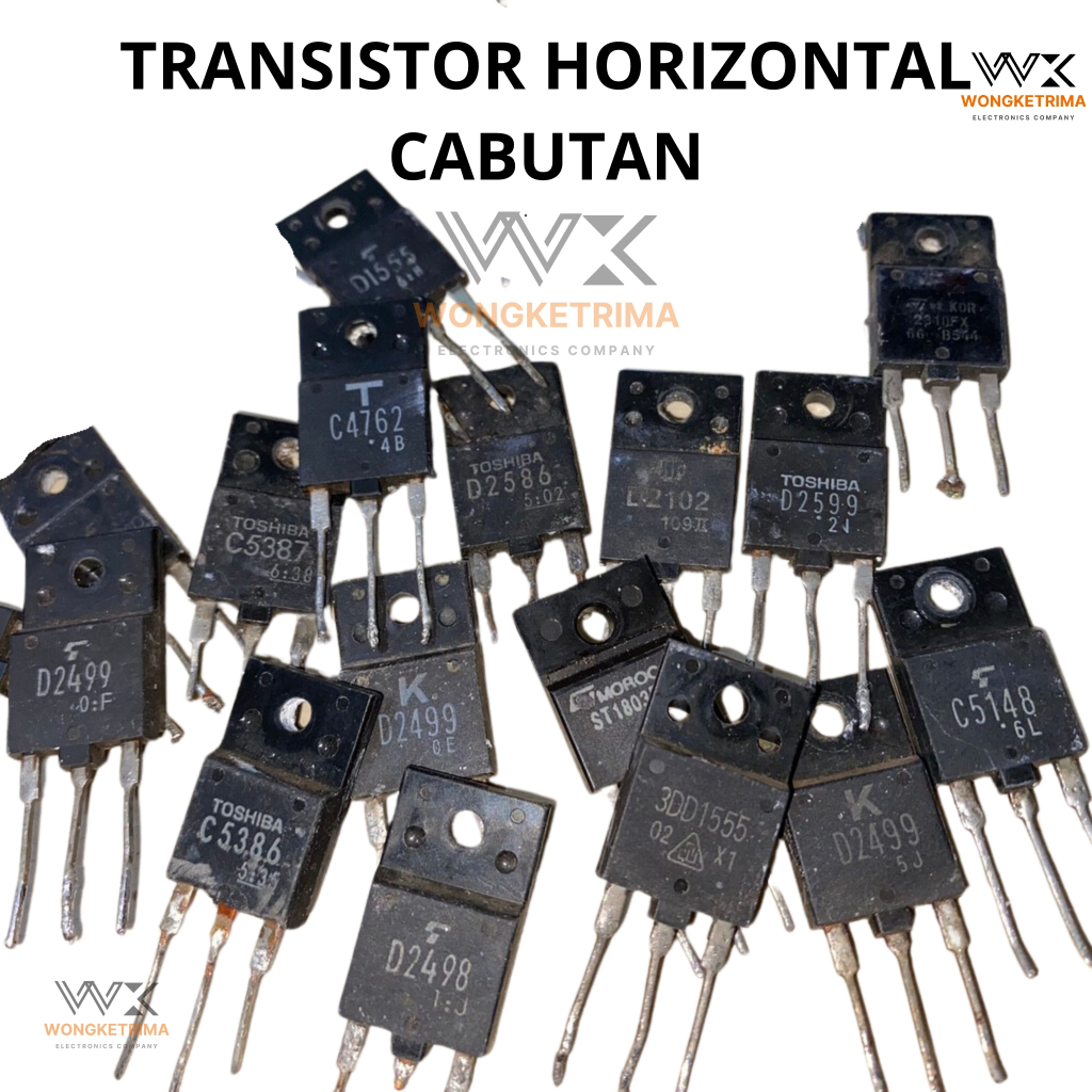 Transistor Horizontal Cabutan Mesin Tv Monitor Crt