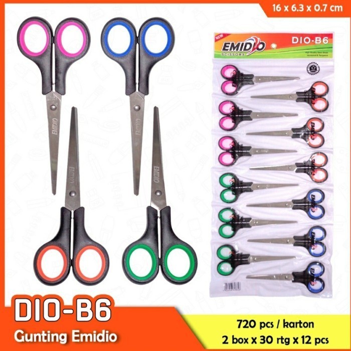 

GUNTING EMIDIO PANJANG DIO-B6 ( kemasan renteng )