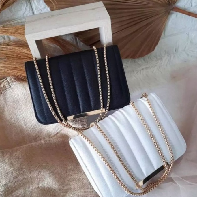 Seller Tas Wanita Embose Tali Rantai ulir emas