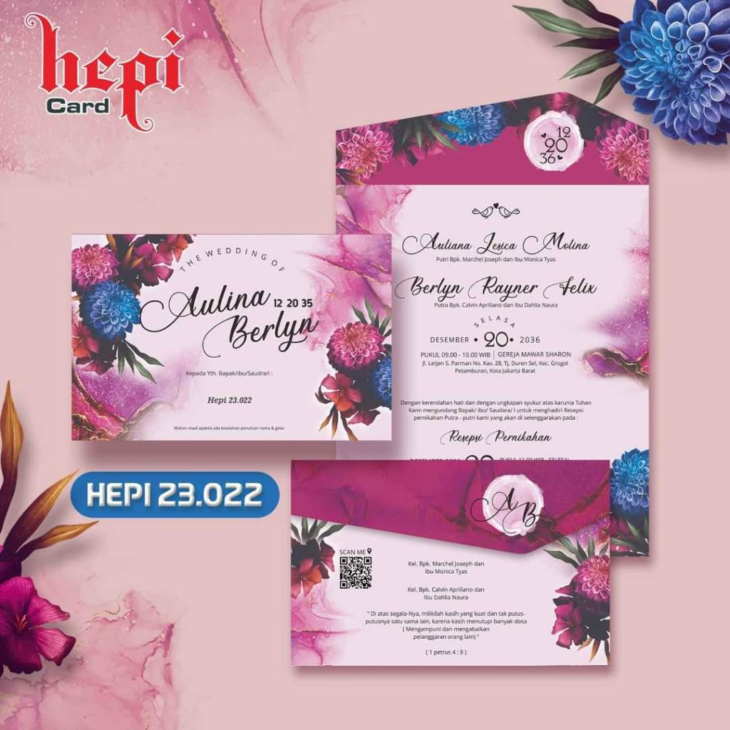 BLANGKO HEPI 23.022 - BLANGKO UNDANGAN HEPI - BLANGKO UNDANGAN KOSONGAN