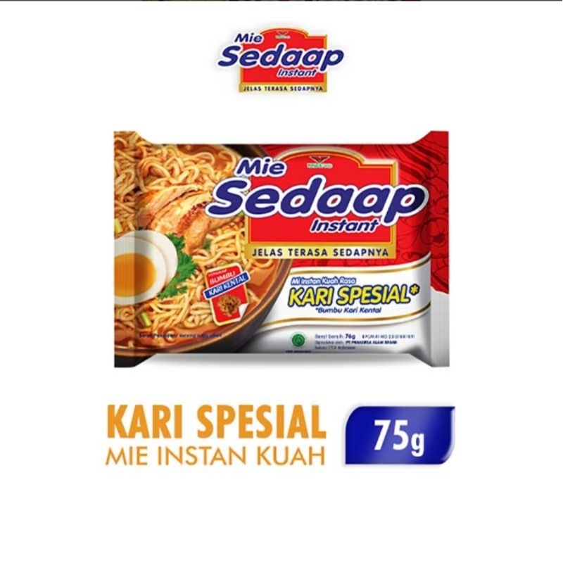 

Sedaap Mie Instant Kari Spesial 75 g