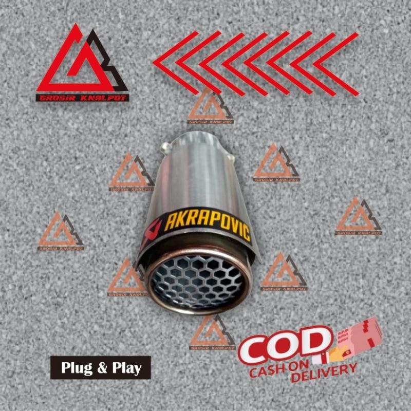 Tailpipe Cover knalpot standar mobil Akrapovic (PNP) Termurah