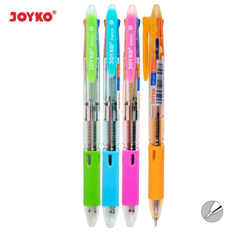 

[12 PCS] JOYKO PEN DWICO 2 WARNA CETEK BP-287BLK