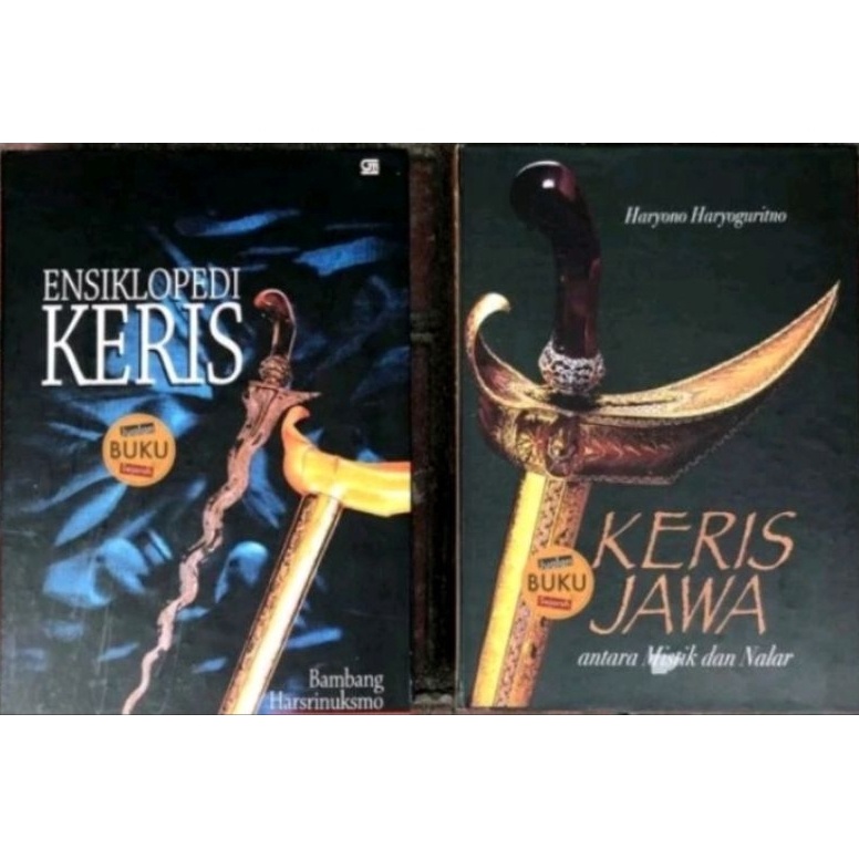 Paket 2 Buku ENSIKLOPEDIA KERIS dan KERIS JAWA Soft Cover ART H5J4