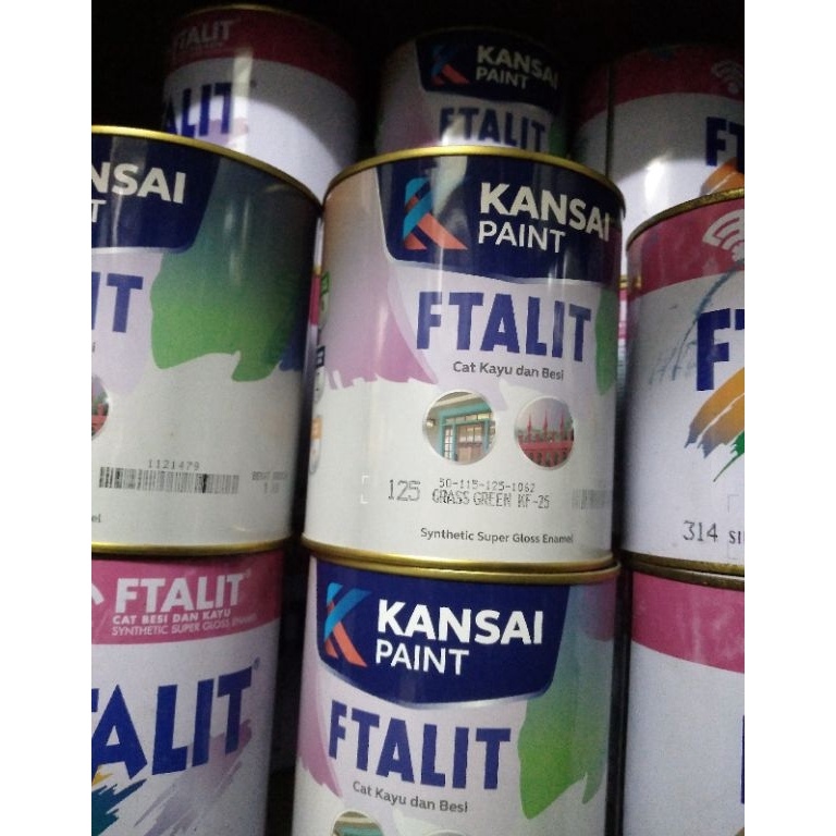 

KANSAI FTALIT 1KG CAT KAYU DAN BESI KILAPGLOSS DAN SEMI GLOSS ATAU WARNA DOFF ART H2B7