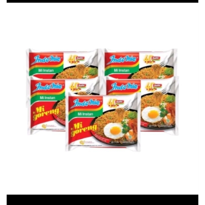 

mie instan INDOMIE GORENG isi 5